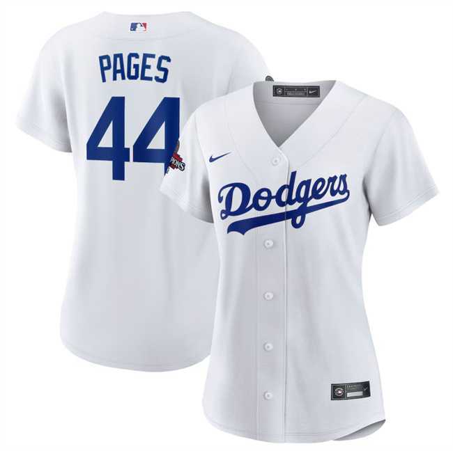 Women%27s Los Angeles Dodgers #44 Andy Pages White 2024 World Series Champions Cool Base Stitched Jersey Dzhi->mlb womens jerseys->MLB Jersey