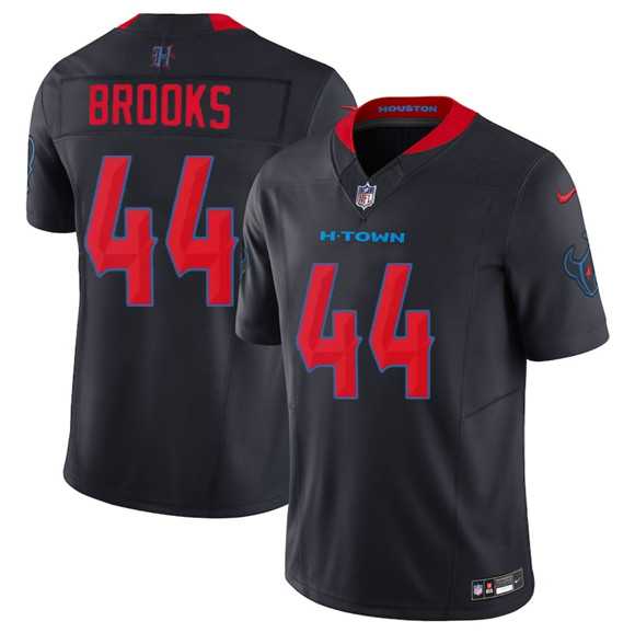 Mens Houston Texans #44 British Brooks Navy 2nd Alternate 2025 F.U.S.E. Vapor Limited Stitched Jersey Dzhi->houston texans->NFL Jersey