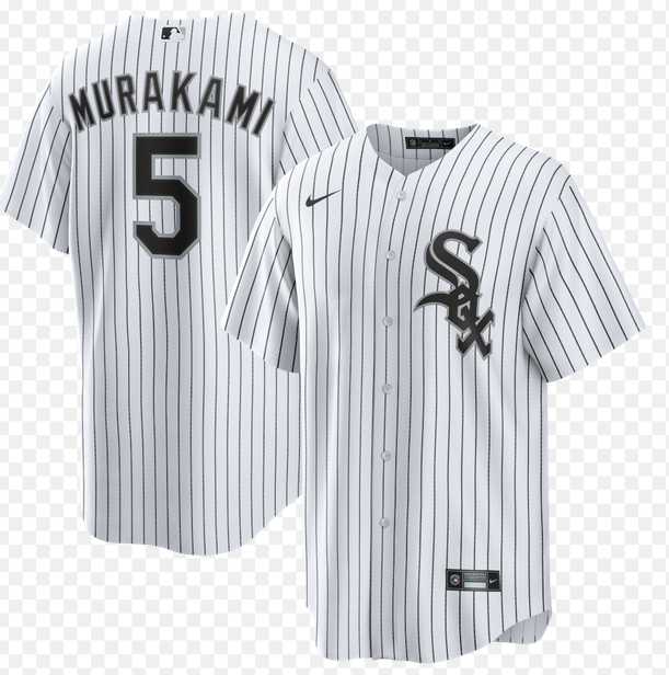 Men%27s Chicago White Sox #5 Munetaka Murakami Nike White Home Replica Jersey Dzhi->chicago cubs->MLB Jersey