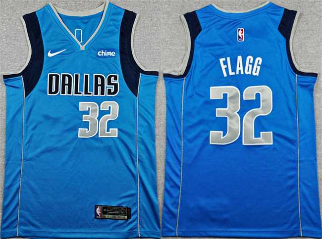 Mens Dallas Mavericks #32 Cooper Flagg Blue 2025 Icon Edition Stitched Basketball Jersey->dallas mavericks->NBA Jersey