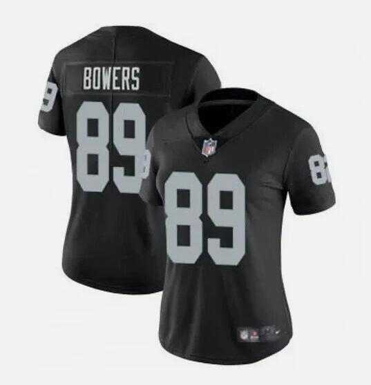 Women%27s Las Vegas Raiders #52 Elandon Roberts Black 2025 Vapor Untouchable Limited Stitched Jersey(Run Small) Dzhi->pittsburgh steelers->NFL Jersey
