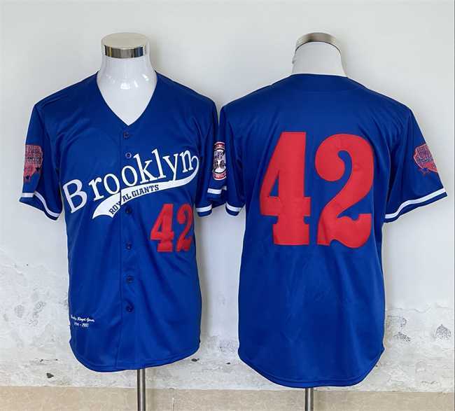 Men%27s Brooklyn Dodgers #42 Jackie Robinson Royal Stitched Jersey->baltimore orioles->MLB Jersey