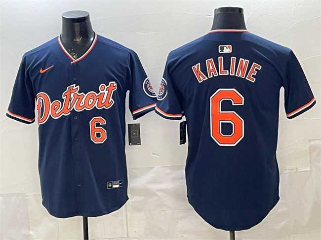 Men%27s Detroit Tigers #6 Al Kaline Navy 2026 Alternate Vapor Premier Limited Stitched Jersey->chicago cubs->MLB Jersey