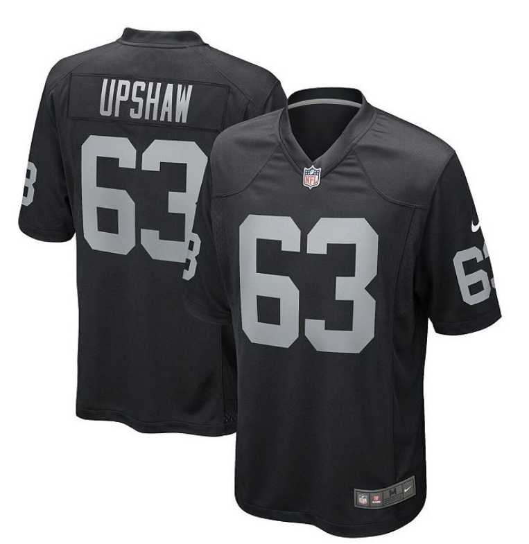 Men & Women & Youth Las Vegas Raiders #63 Gene Upshaw Black Vapor Untouchable Stitched Jersey->philadelphia eagles->NFL Jersey