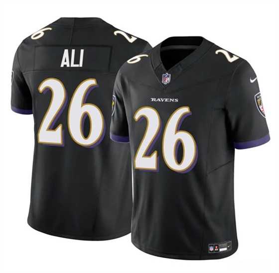 Men & Women & Youth Baltimore Ravens #26 Rasheen Ali Black 2025 F.U.S.E. Vapor Limited Jersey->baltimore ravens->NFL Jersey