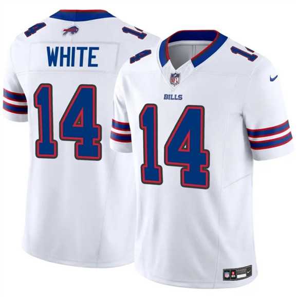 Men & Women & Youth Buffalo Bills #14 Mike White White 2025 F.U.S.E. Vapor Untouchable Limited Stitched Jersey->chicago bears->NFL Jersey