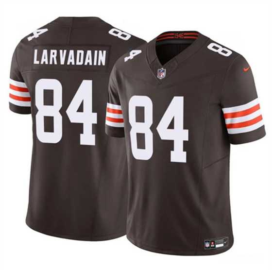Men & Women & Youth Cleveland Browns #84 Gage Larvadain Brown 2025 F.U.S.E. Vapor Limited Stitched Jersey->cleveland browns->NFL Jersey