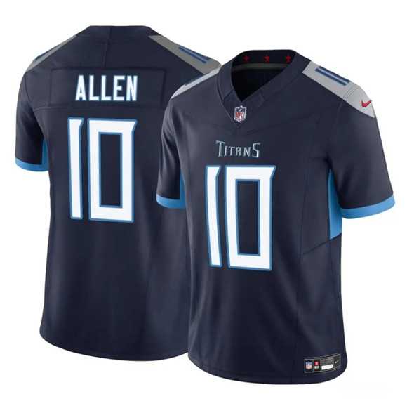 Men & Women & Youth Tennessee Titans #10 Brandon Allen Navy 2025 F.U.S.E. Vapor Limited Stitched Jersey->washington commanders->NFL Jersey