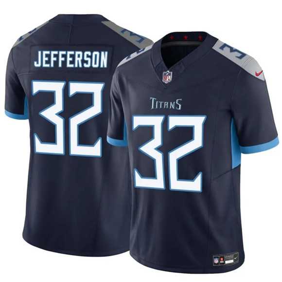 Men & Women & Youth Tennessee Titans #32 Jermar Jefferson Navy 2025 F.U.S.E. Vapor Limited Stitched Jersey->washington commanders->NFL Jersey