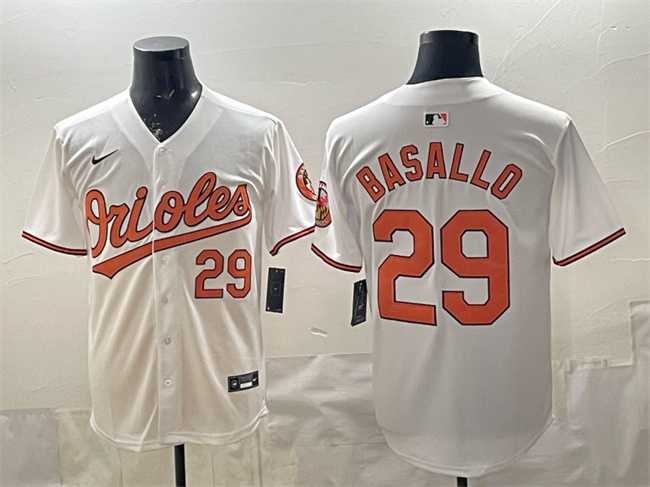 Mens Baltimore Orioles #29 Samuel Basallo White 2025 Limited Stitched Jersey->baltimore orioles->MLB Jersey