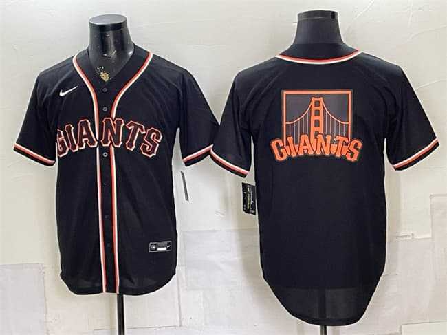 Men%27s San Francisco Giants Team Big Logo 2026 Fashion Replica Black Out Stitched Jersey Dzhi->seattle mariners->MLB Jersey