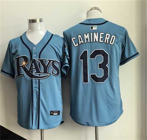 Men%27s Tampa Bay Rays #13 Junior Caminero Blue 2026 Limited Stitched Jersey->st.louis cardinals->MLB Jersey