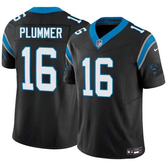 Men & Women & Youth Carolina Panthers #16 Jack Plummer Black 2024 F.U.S.E. Vapor Limited Stitched Jersey->chicago bears->NFL Jersey