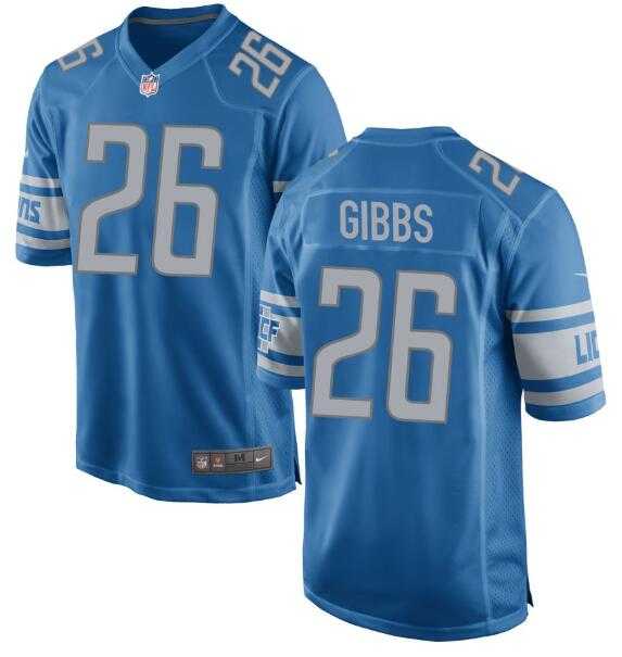 Men & Women & Youth Detroit Lions Jahmyr Gibbs #26 Nike Blue Official NFL Game Jersey->detroit lions->NFL Jersey