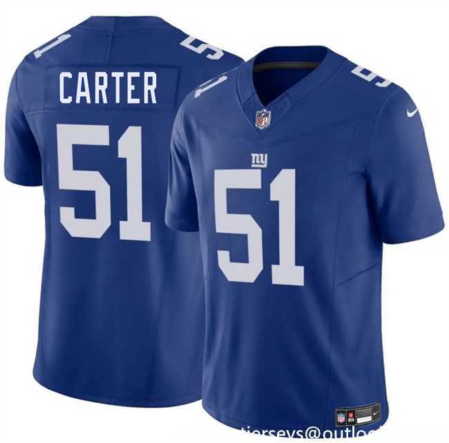 Youth New York Giants #51 Abdul Carter Blue 2025 Draft F.U.S.E. Vapor Untouchable Limited Stitched Jersey Dzhi->new york giants->NFL Jersey