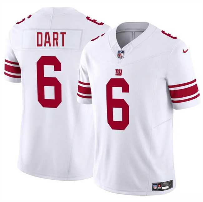 Youth New York Giants #6 Jaxson Dart White 2025 Draft F.U.S.E. Vapor Untouchable Limited Stitched Jersey Dzhi->new york giants->NFL Jersey