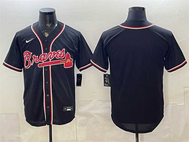 Men%27s Atlanta Braves Blank 2026 Fashion Replica Black Out Stitched Jersey->atlanta braves->MLB Jersey