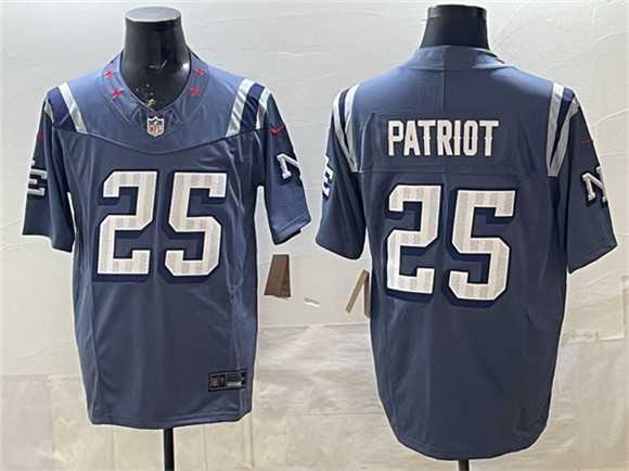 Mens New England Patriots #25 Patriot 2025 F.U.S.E. Rivalries Vapor Limited Stitched Jersey->new england patriots->NFL Jersey