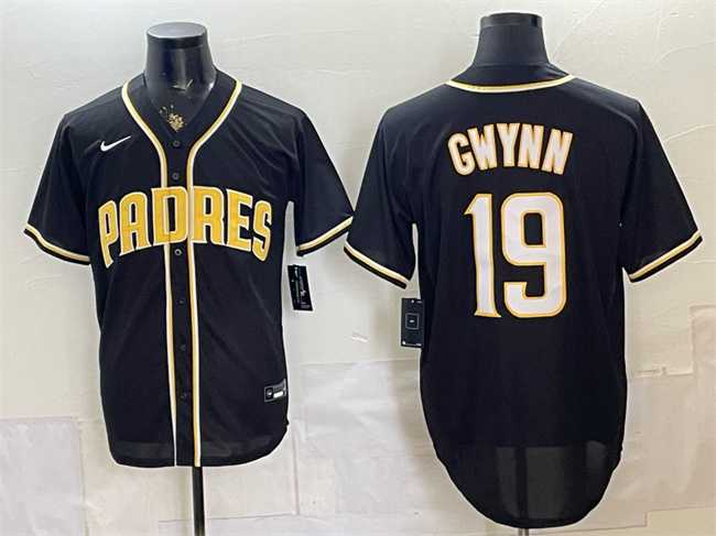 Men%27s San Diego Padres #19 Tony Gwynn 2026 Fashion Replica Black Out Stitched Jersey->pittsburgh pirates->MLB Jersey