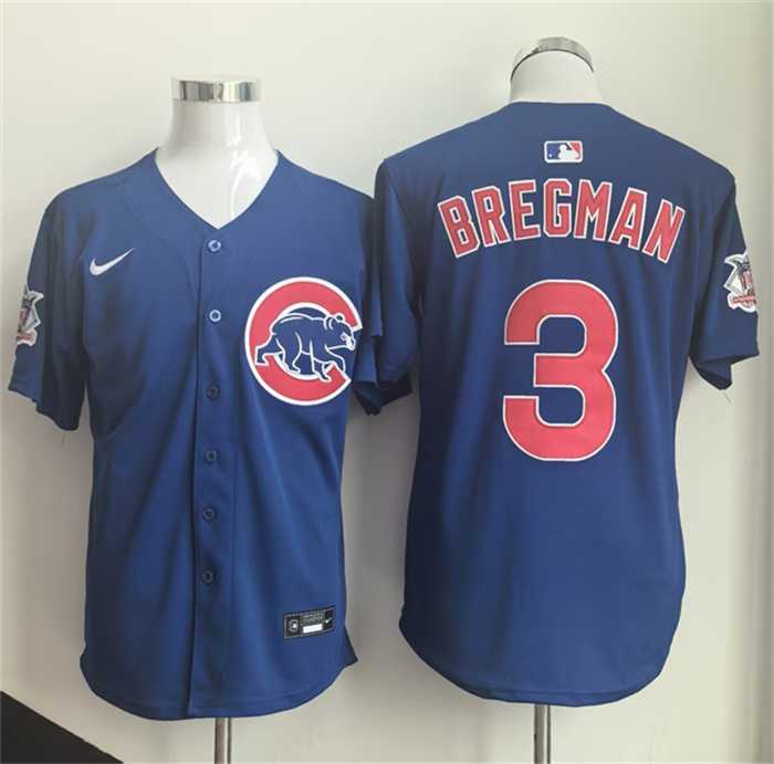Mens Chicago Cubs #3 Alex Bregman Royal 2026 Limited Stitched Jersey->chicago cubs->MLB Jersey