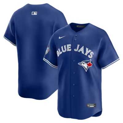 Men%27s Toronto Blue Jays Blank Royal 50 Seasons Patch Stitched Jersey->toronto blue jays->MLB Jersey