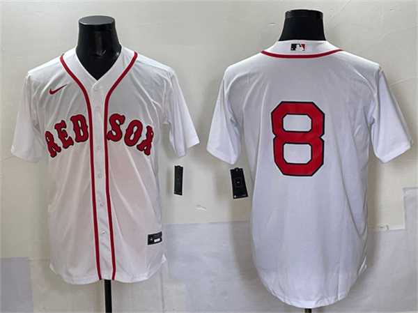 Men%27s Boston Red Sox #8 Carl Yastrzemski White Cool Base Stitched Jersey->baltimore orioles->MLB Jersey