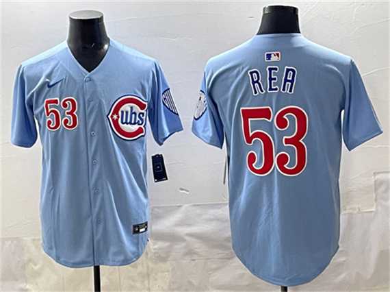 Men%27s Chicago Cubs #53 Colin Rea Blue 2024-25 2nd Alternate Limited Stitched Jersey->cincinnati reds->MLB Jersey