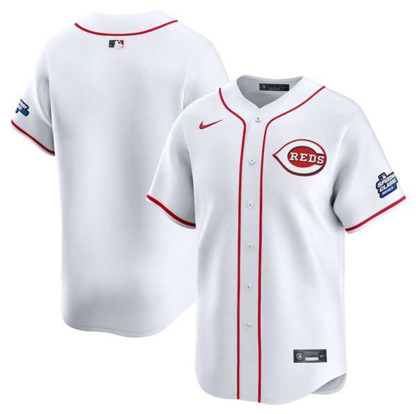 Mens Cincinnati Reds Blank White 2025 Speedway Classic Home Limited Stitched Jersey Dzhi->cincinnati reds->MLB Jersey