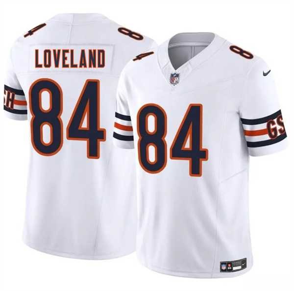 Men & Women & Youth Chicago Bears #84 Colston Loveland White 2025 Draft F.U.S.E. Vapor Untouchable Limited Stitched Jersey->cincinnati bengals->NFL Jersey