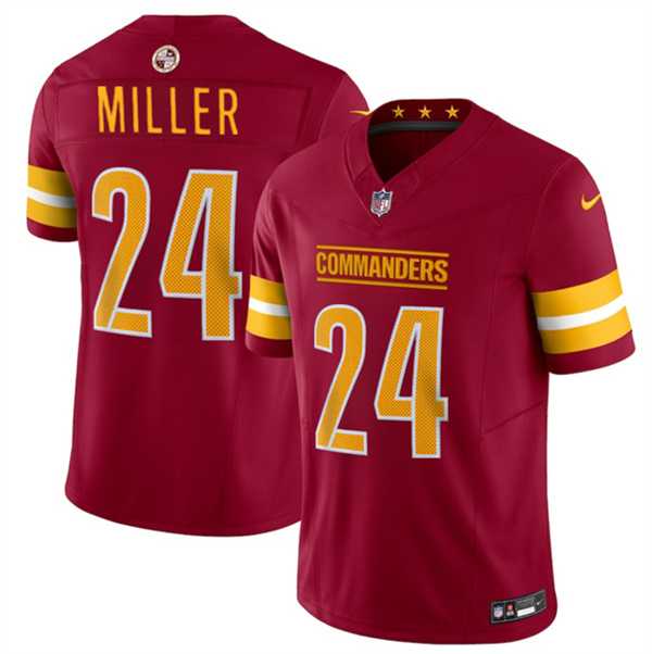 Men & Women & Youth Washington Commanders #24 Von Miller Burgundy 2025 F.U.S.E. Vapor Limited Stitched Jersey->washington commanders->NFL Jersey