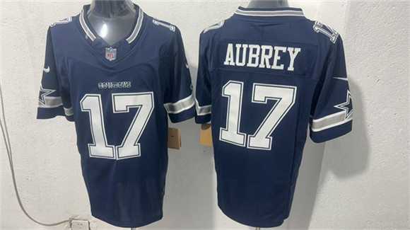 Men%27s Dallas Cowboys #17 Brandon Aubrey Navy 2026 F.U.S.E Vapor Untouchable Limited Stitched Jersey->denver broncos->NFL Jersey