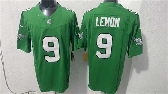 Mens Philadelphia Eagles #9 Makai Lemon Green 2026 F.U.S.E. Draft Vapor Untouchable Limited Stitched Jersey->philadelphia eagles->NFL Jersey