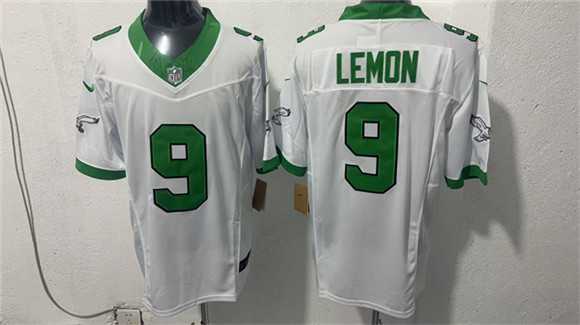 Mens Philadelphia Eagles #9 Makai Lemon White 2026 Draft F.U.S.E Vapor Untouchable Limited Stitched Jersey->philadelphia eagles->NFL Jersey
