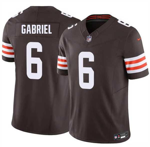 Men%27s Cleveland Browns #6 Dillon Gabriel Brown 2026 F.U.S.E. Vapor Limited Stitched Jersey->buffalo bills->NFL Jersey