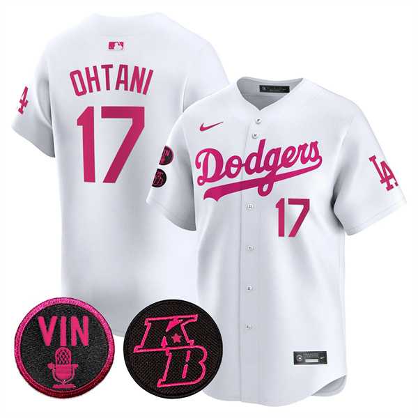 Mens Los Angeles Dodgers #17 Shohei Ohtani White 2026 Mothers Day Vapor Premier Limited Stitched Jersey Dzhi->los angeles dodgers->MLB Jersey