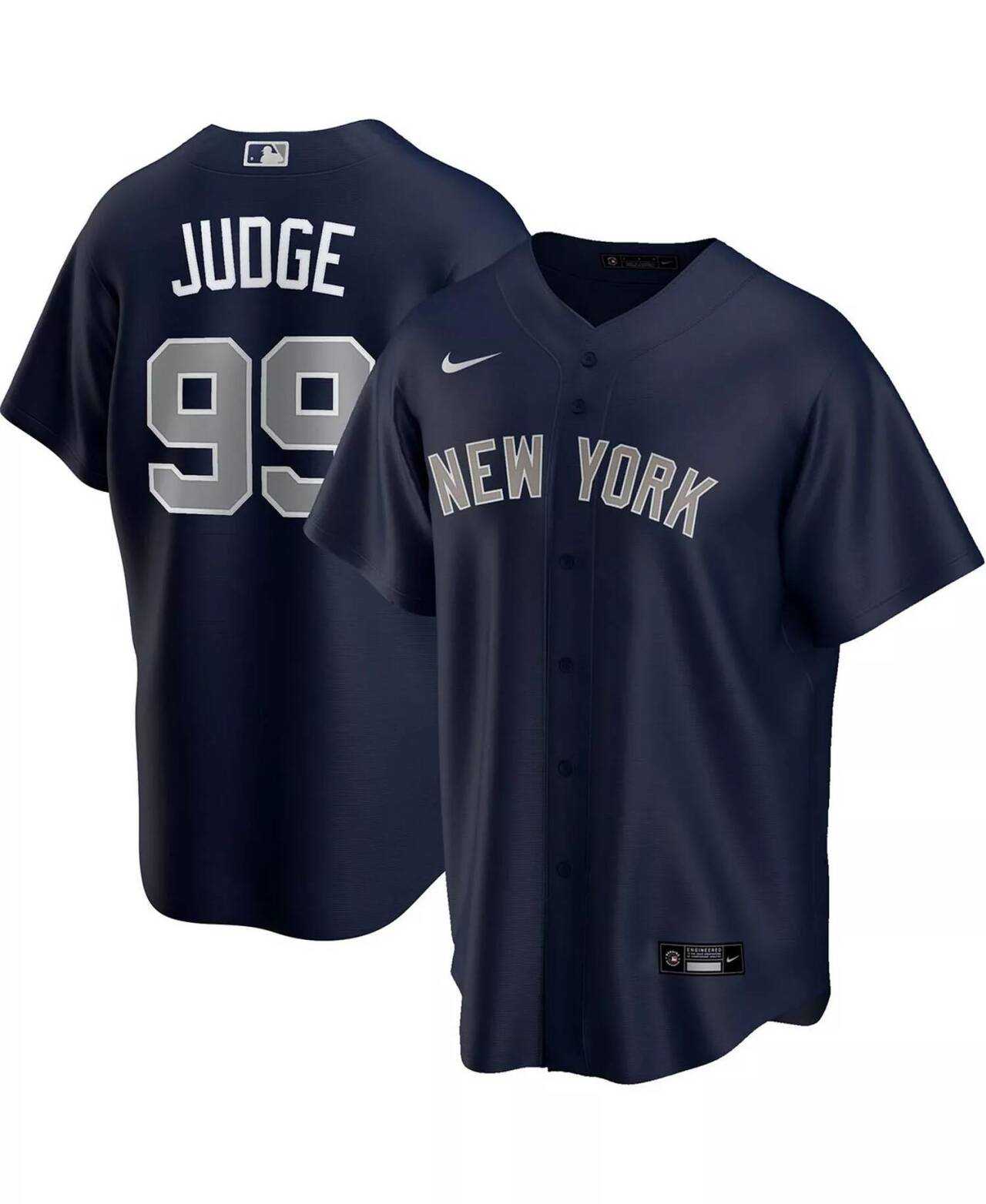 Mens New York Yankees #99 Aaron Judge Navy Stitched Jersey Dzhi->new york yankees->MLB Jersey