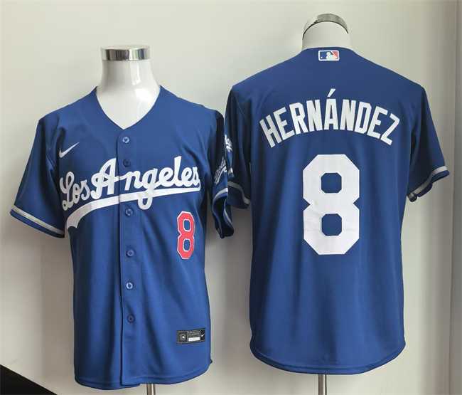 Mens Los Angeles Dodgers #8 Enrique Hernandez Royal 2026 Gold Collection Stitched Jersey->los angeles dodgers->MLB Jersey