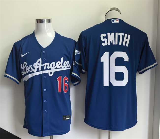 Mens Los Angeles Dodgers #16 Will Smith Royal 2026 Stitched Jersey->los angeles dodgers->MLB Jersey