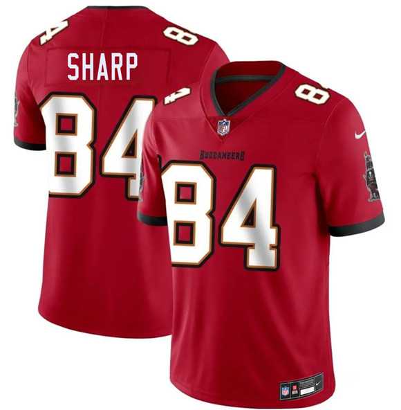 Mens Tampa Bay Buccaneers #84 Bauer Sharp Red 2026 Draft Vapor Limited Stitched Jersey Mens Tampa Bay Buccaneers #84 Bauer Sharp Red 2026 Draft Vapor Limited Stitched Jersey