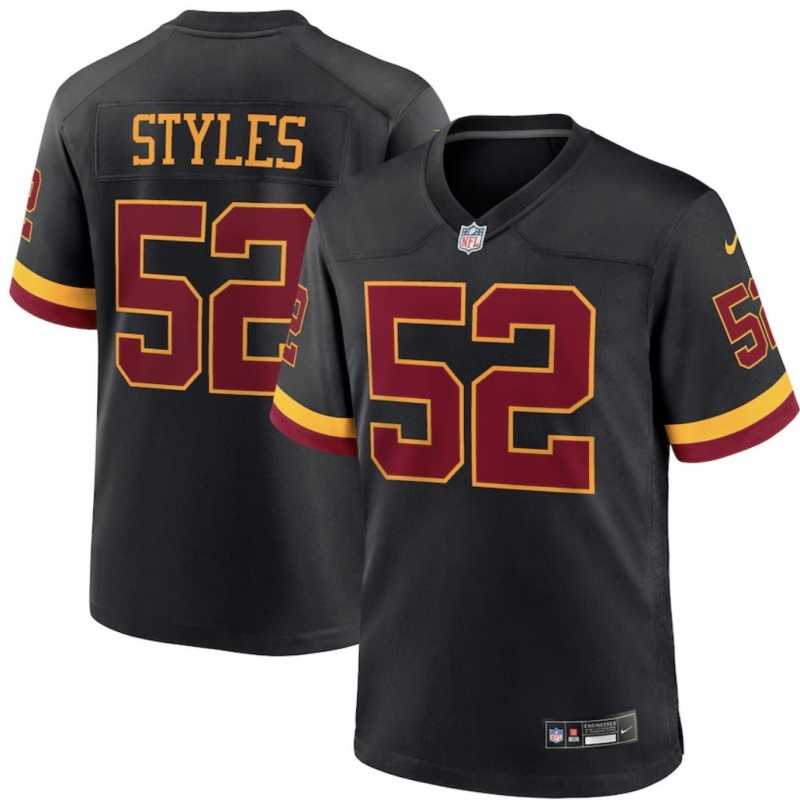 Mens Washington Commanders #52 Sonny Styles Black 2026 F.U.S.E. Hail Raiser Alternate Vapor Limited Stitched Jersey Mens Washington Commanders #52 Sonny Styles Black 2026 F.U.S.E. Hail Raiser Alternate Vapor Limited Stitched Jersey
