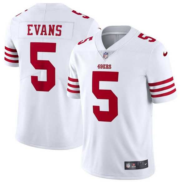Men & Women & Youth San Francisco 49ers #5 Mike Evans White 2026 Vapor Untouchable Limited Stitched Jersey->buffalo bills->NFL Jersey
