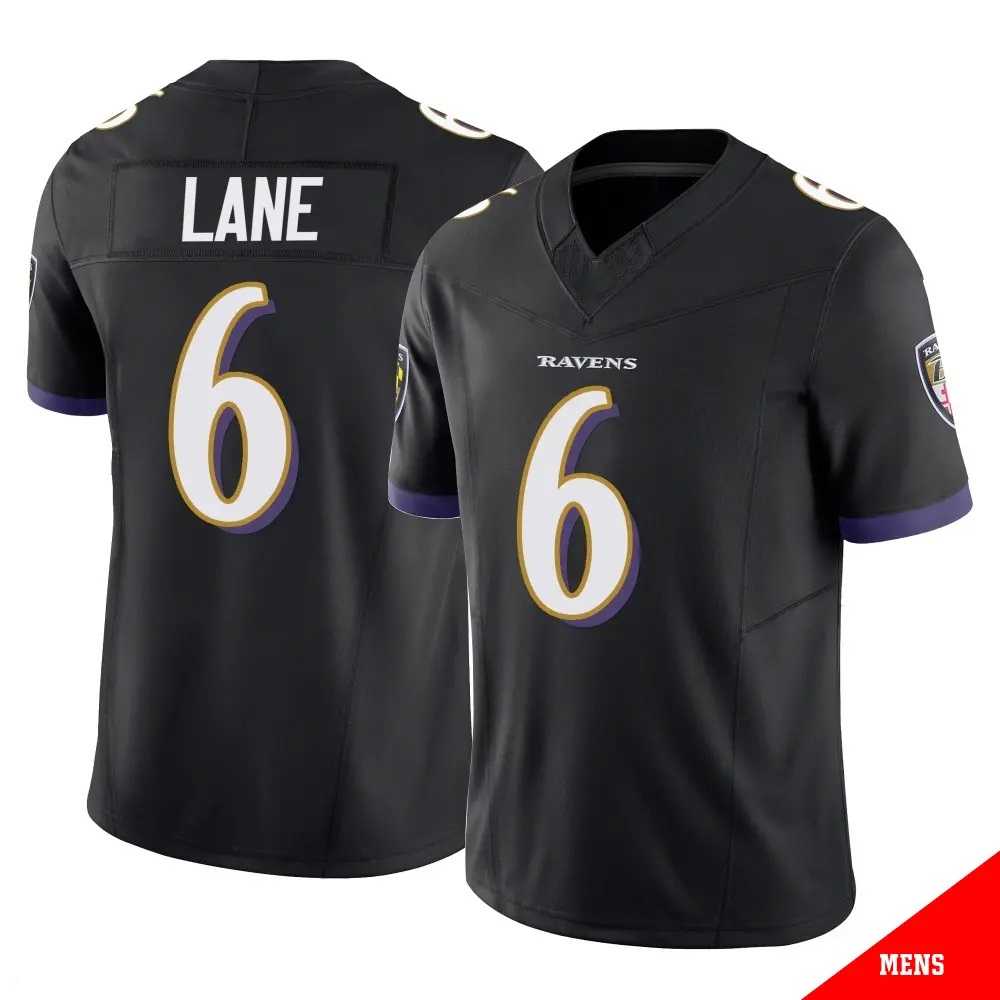 Men%27s Baltimore Ravens #6 Ja%27Kobi Lane Black 2025 F.U.S.E. Vapor Limited Jersey Dzhi->buffalo bills->NFL Jersey