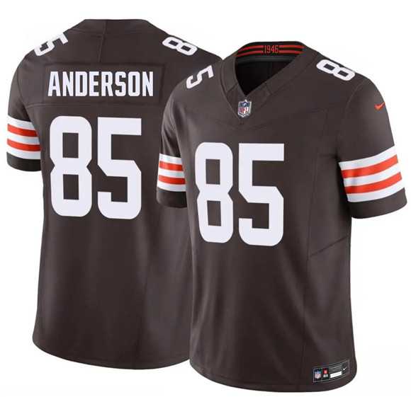 Men%27s Cleveland Browns #85 Aaron Anderson Brown 2026 Draft F.U.S.E. Vapor Limited Stitched Jersey Dzhi->buffalo bills->NFL Jersey