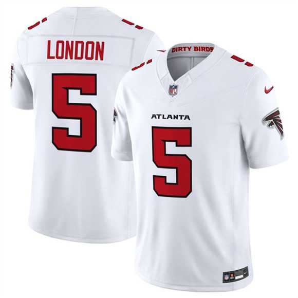 Mens Atlanta Falcons #5 Drake London White 2026 New F.U.S.E. Vapor Untouchable Limited Stitched Jersey Dzhi->atlanta falcons->NFL Jersey