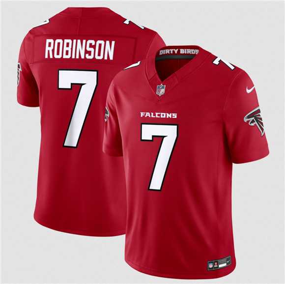 Mens Atlanta Falcons #7 Bijan Robinson Red 2026 New F.U.S.E. Vapor Untouchable Limited Stitched Jersey Dzhi->atlanta falcons->NFL Jersey