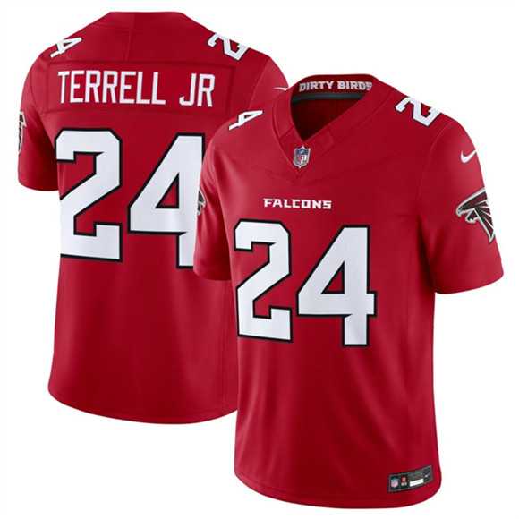 Mens Atlanta Falcons #24 A.J. Terrell Red 2026 New F.U.S.E. Vapor Untouchable Limited Stitched Jersey Dzhi->atlanta falcons->NFL Jersey