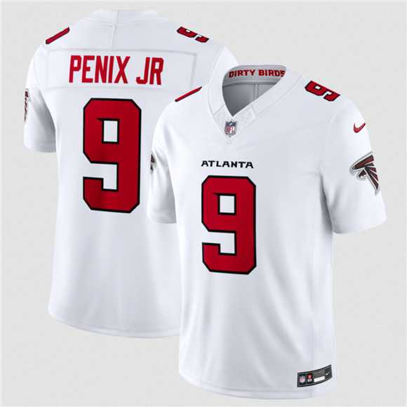 Mens Atlanta Falcons #9 Michael Penix Jr. White 2026 New F.U.S.E. Vapor Untouchable Limited Stitched Jersey Dzhi->atlanta falcons->NFL Jersey