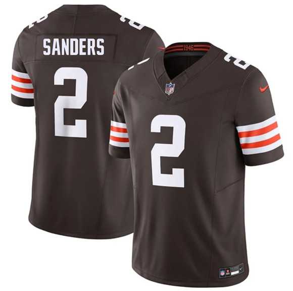 Mens Cleveland Browns #2 Shedeur Sanders Brown 2026 F.U.S.E. Vapor Limited Stitched Jersey Dzhi->cleveland browns->NFL Jersey