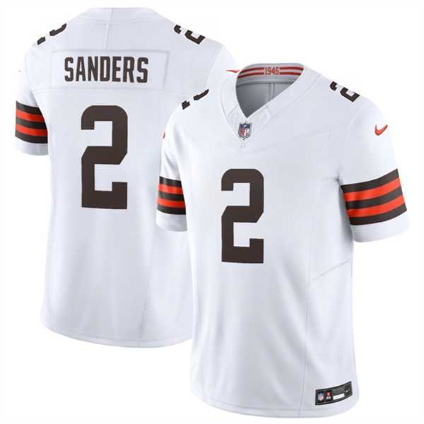 Mens Cleveland Browns #2 Shedeur Sanders White 2026 F.U.S.E. Vapor Limited Stitched Jersey Dzhi->cleveland browns->NFL Jersey