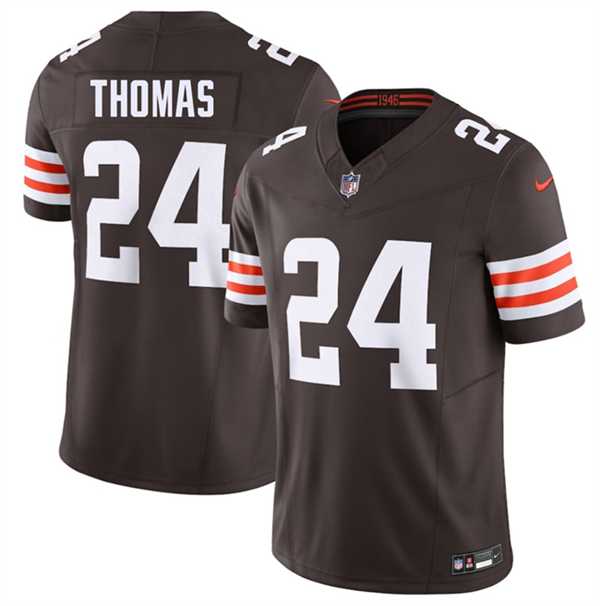 Mens Cleveland Browns #24 Daniel Thomas Brown 2026 F.U.S.E. Vapor Limited Stitched Jersey Dzhi->cleveland browns->NFL Jersey